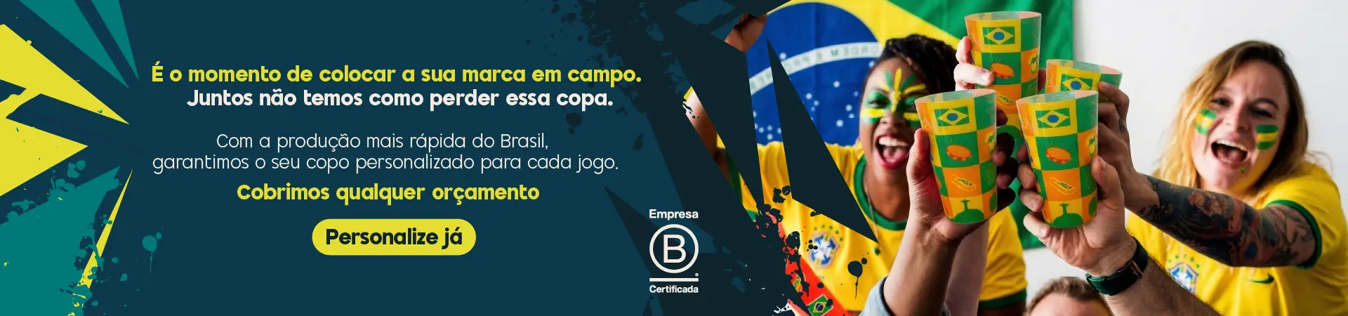 Copa do Mundo com Copo Eco!